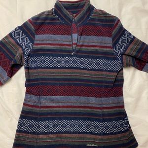 Eddie Bauer Women's Quest Printed Fleece 1/4-Zip